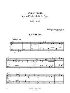 Orgelfreund Heft 5 op. 169 von Carl August Kern im Alle Noten Shop kaufen (Partitur)