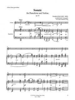 Sonate von Friedrich Kiel 