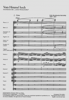 Vom Himmel hoch von Felix Mendelssohn Bartholdy 