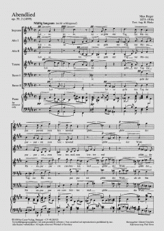 3 Chöre op. 39 (Max Reger) 