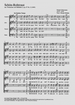 Schön-Rohtraut (Robert Schumann) 