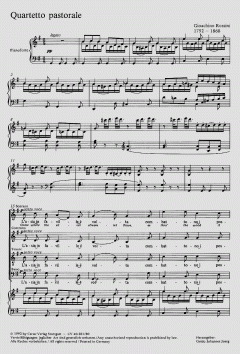 Quartetto pastorale von Gioacchino Rossini (Download) 