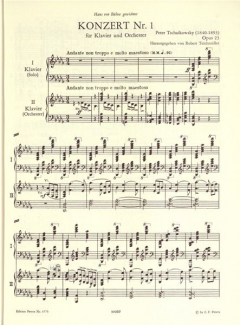 Konzert Nr. 1 b-moll op. 23 von Peter Iljitsch Tschaikowsky 