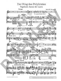 Tagebuchszene der Laura von Erich Wolfgang Korngold 