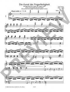 Die Kunst der Fingerfertigkeit op. 740 von Carl Czerny (Download) 