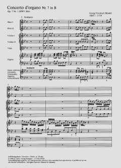Concerti d'organo Nr. 7-12 (Georg Friedrich Händel) 