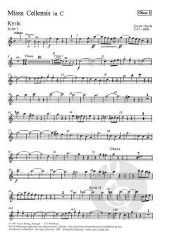 Missa Cellensis HOB 22/8 von Joseph Haydn 