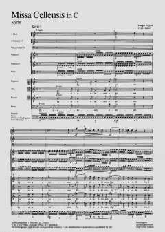 Missa Cellensis HOB 22/8 von Joseph Haydn 