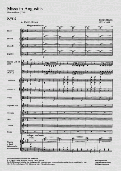 Missa in Angustiis Hob. 22/11 von Joseph Haydn (Download) 