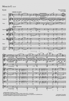 Messe in G-Dur D167 von Franz Schubert (Download) 