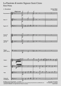 La Passione di nostro Signore Gesù Cristo von Antonio Salieri (Download) 