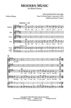 Early American Musings on Music von William Billings 