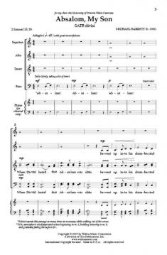 Absalom, My Son von Michael Barrett 