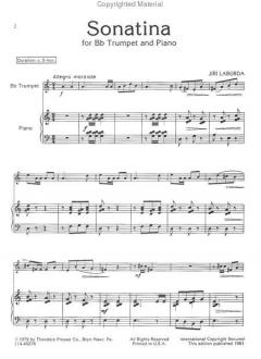 Sonatina von Jiri Laburda 