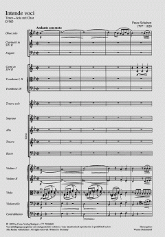 Intende voci D 963 von Franz Schubert (Download) 