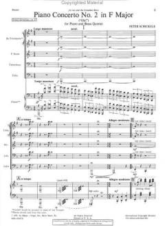 Piano Concerto no. 2 In F Major von Peter Schickele 