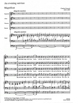 An evening service von Charles Gounod (Download) 