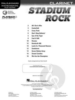 Stadium Rock for Clarinet 
