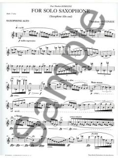 For Solo Saxophone 8th Grade von Theodore Antoniou 