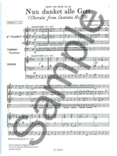 Nun danket alle Gott von Johann Sebastian Bach 