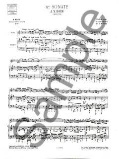 Sonate No. 5 (Mi Mineur) von Johann Sebastian Bach 