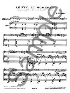 Lento et Scherzo von Jacques Barat 