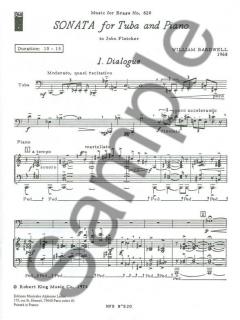 William Bardwell: Sonata für Tuba und Klavier im Alle Noten Shop kaufen