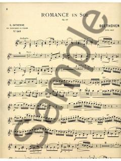 Romance en Sol Op. 40 von Ludwig van Beethoven 