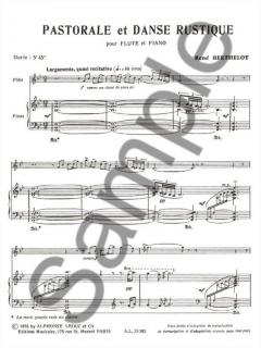 Pastorale et Danse Rustique von René Berthelot 