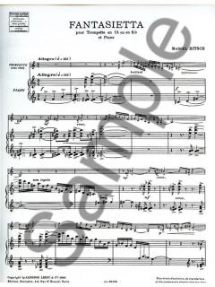 Fantasietta von Bitsch für Trompete und Klavier im Alle Noten Shop kaufen