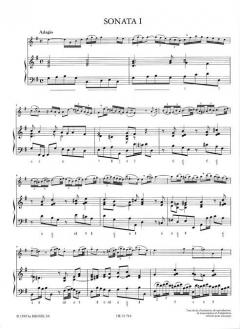 Sonates pour Flutes et Continuo Op. 2 Vol. 1 von Michel Blavet 