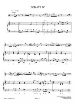 Sonates pour Flutes et Continuo Op. 2 Vol. 2 von Michel Blavet 