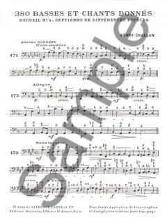 380 Basses et Chants Donnes Vol. 04 von Henri Challan 