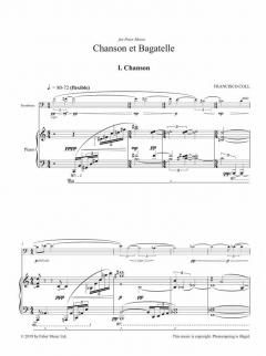 Chanson et Bagatelle von Francisco Coll 