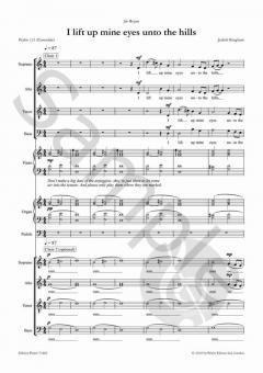 I lift up mine eyes unto the hills  von Judith Bingham 