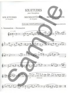 6 Etudes von Jean-Michel Defaye 