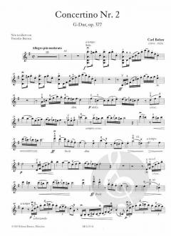 Concertino Nr. 2 G-Dur op. 377 von Carl Bohm 