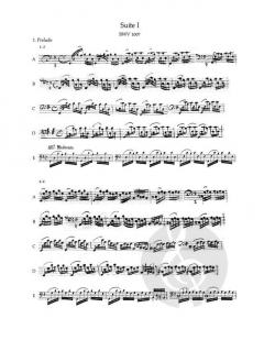 6 Suiten BWV 1007-1012 - Synoptischer Faksimileband von Johann Sebastian Bach (Download) 