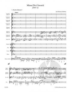 Missa Divi Xaverii ZWV 12 von Jan Dismas Zelenka 
