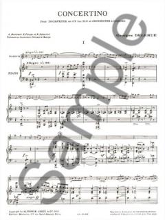 Concertino von Georges Delerue für Trompete in C und Klavier im Alle Noten Shop kaufen