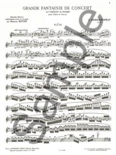 Grande Fantaisie de Concert sur Oberon de Weber von Jules Demersseman 