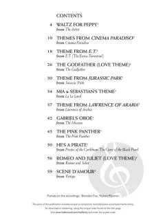Movie Themes for Classical Players - Clarinet 