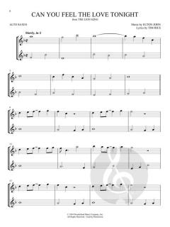 Disney Songs for 2 Alto Saxes 