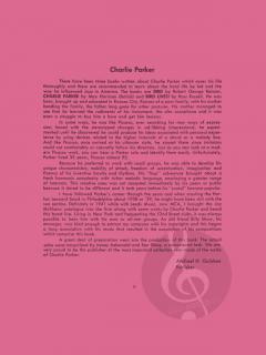 Charlie Parker Omnibook Vol. 1 