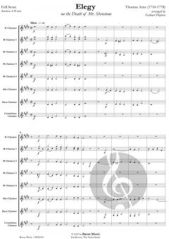Elegy von Thomas Arne (Download) 