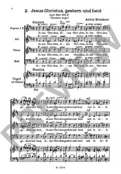 Geistliche Gesänge Heft 1 von Anton Bruckner (Download) 