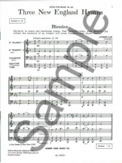 3 New England Hymns 