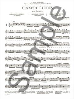 17 Etudes von Francois Dupin 