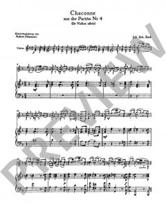 Chaconne von Johann Sebastian Bach (Download) 