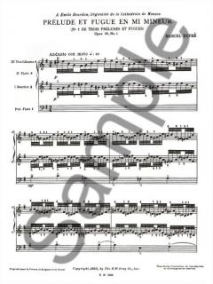 3 Preludes et Fugues Op. 36 Vol. 1 von Marcel Dupre 